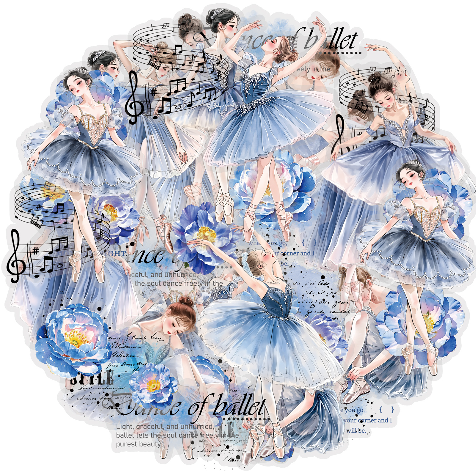 Japanese Lifestyle Gifts - Etori Life Japanese-Style Fresh Blue Ballet