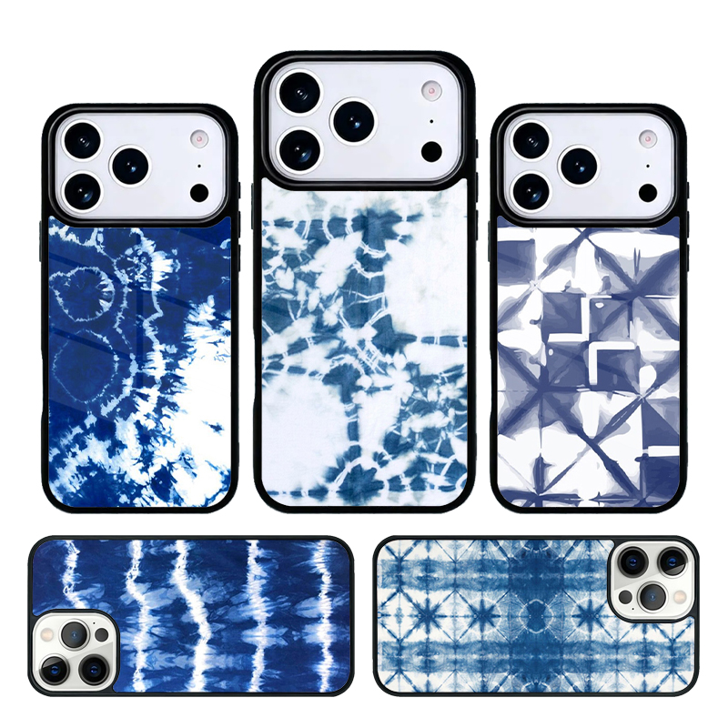 Shibori Tie Dye - Shibori indigo Tie Dye Phone Case
