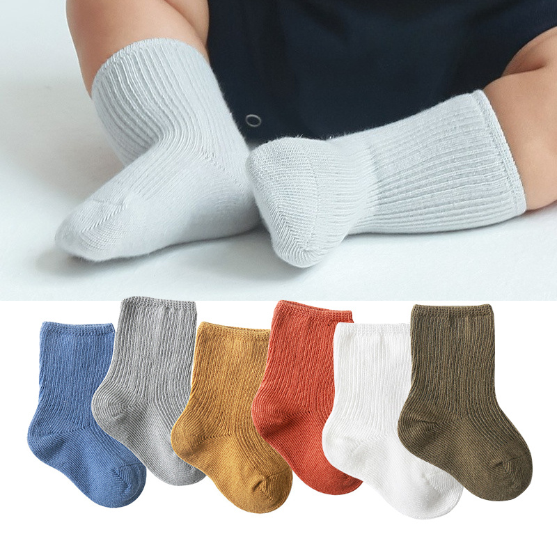 Japanese Daily Lifestyle - 3Pairs Spring Autumn Baby Socks Infant