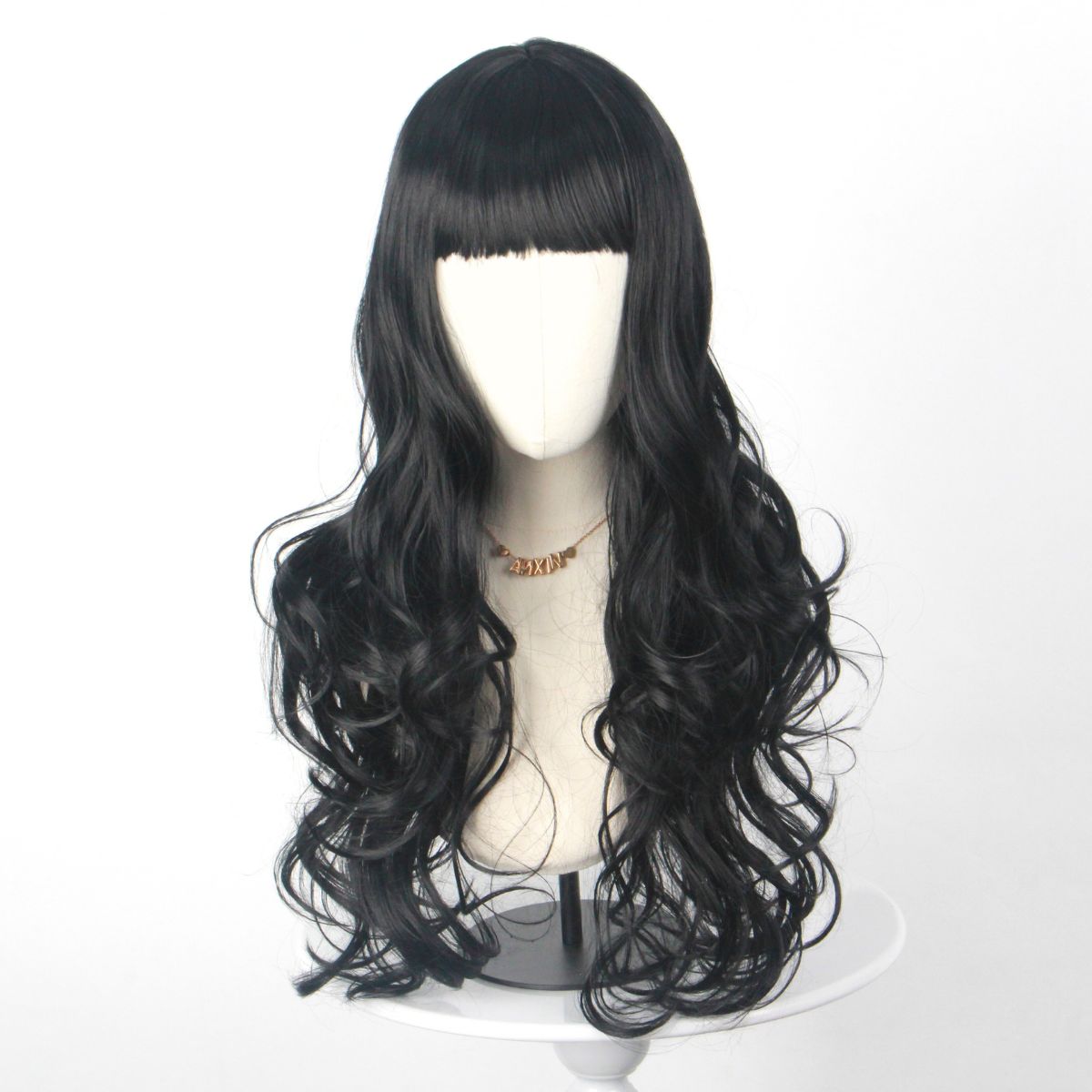 Black Long Curly Hair with Ban - Japanese Daily Lifestyle avis et prix