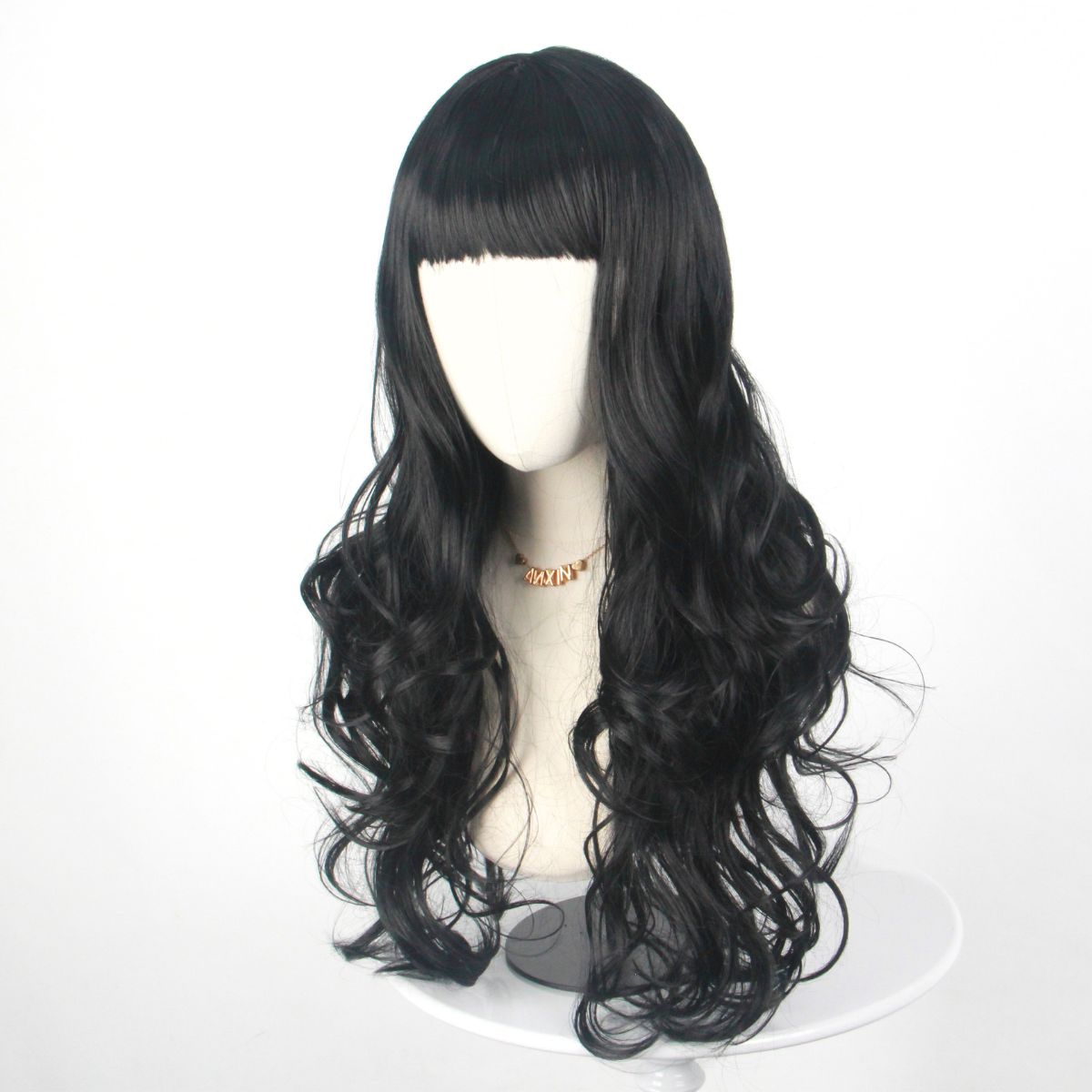 Black Long Curly Hair with Ban - Japanese Daily Lifestyle avis et prix