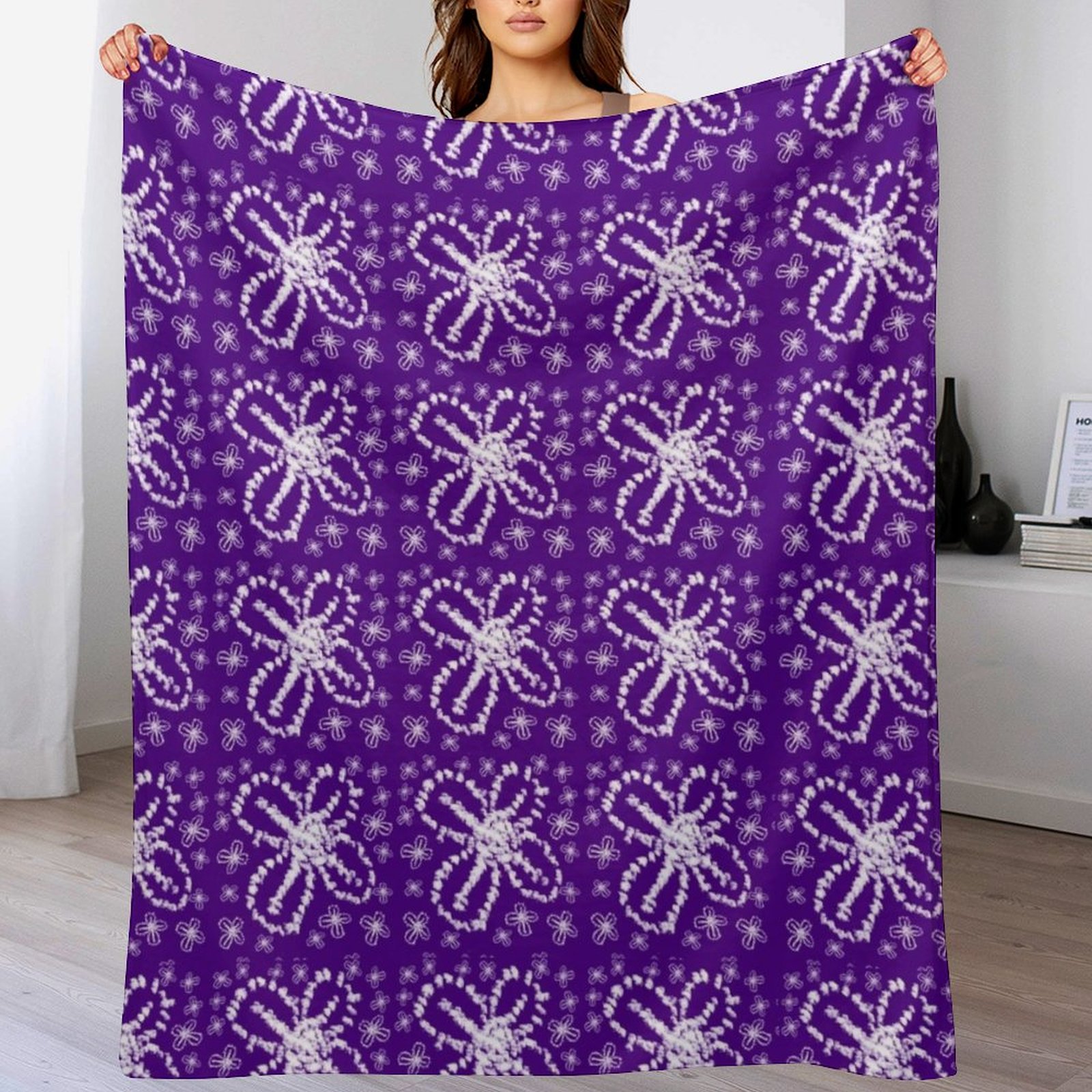 Modern Indigo Tie Dye Floral S - Shibori Tie Dye avis et prix
