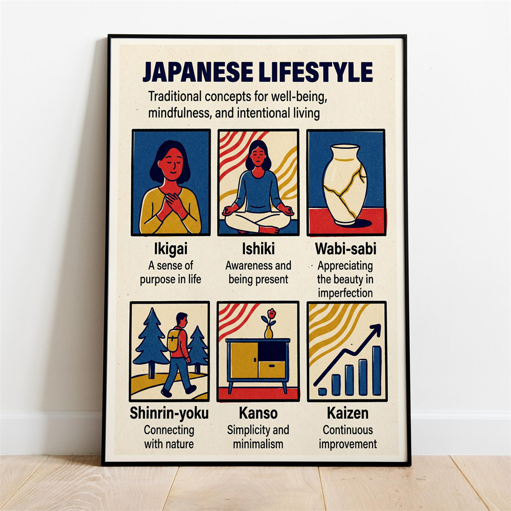 Japanese Lifestyle Print Zen P - Japanese For Lifestyle avis et prix