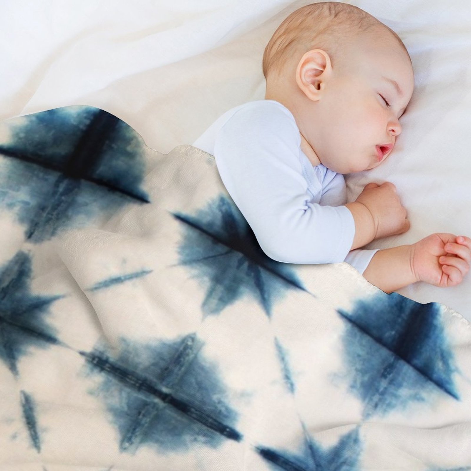 Shibori Tie Dye, Indigo Throw  - Shibori Tie Dye avis et prix