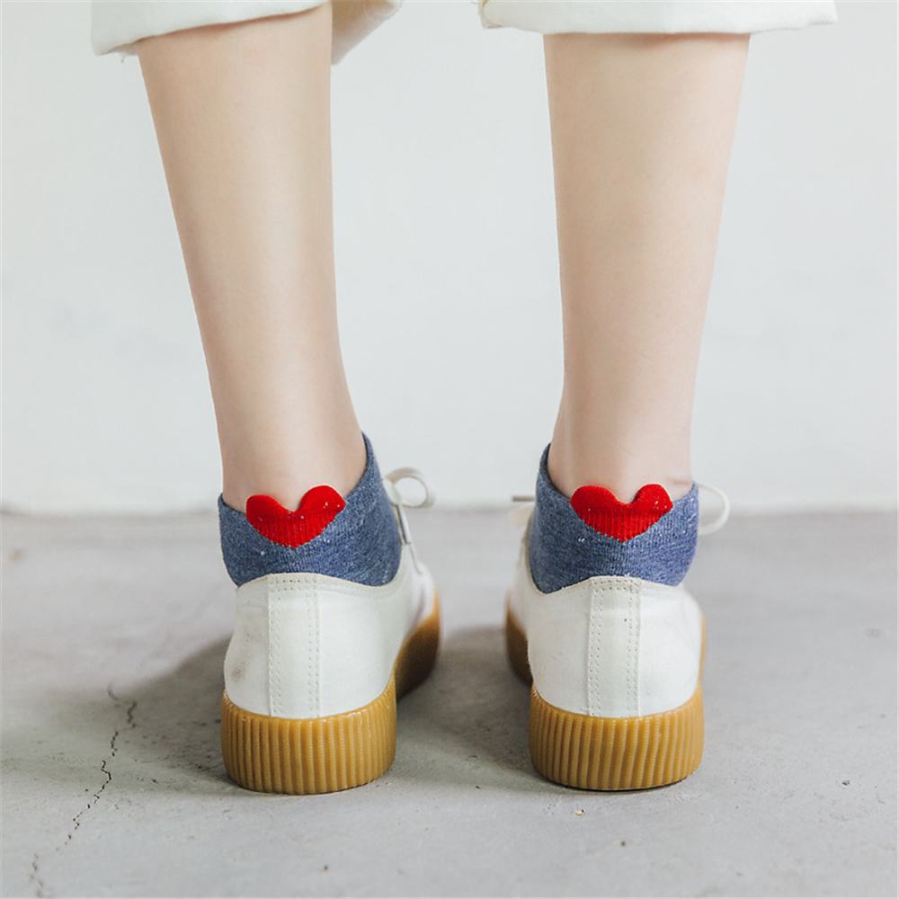 1 Pair Cute Girls' 3D Heart He - Japanese Women Lifestyle avis et prix