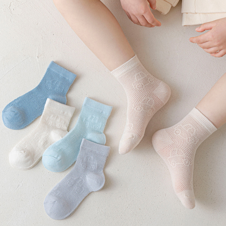 5 Pairs of Kidsren's Socks Pur - Japanese Daily Lifestyle avis et prix