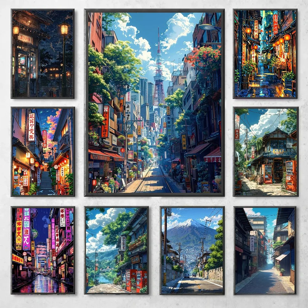 Manga Style Japanese Street La - Japanese Lifestyle Gifts avis et prix