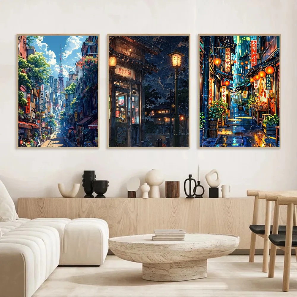 Manga Style Japanese Street La - Japanese Lifestyle Gifts avis et prix
