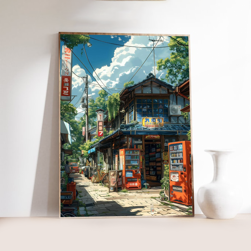 Manga Style Japanese Street La - Japanese Lifestyle Gifts avis et prix