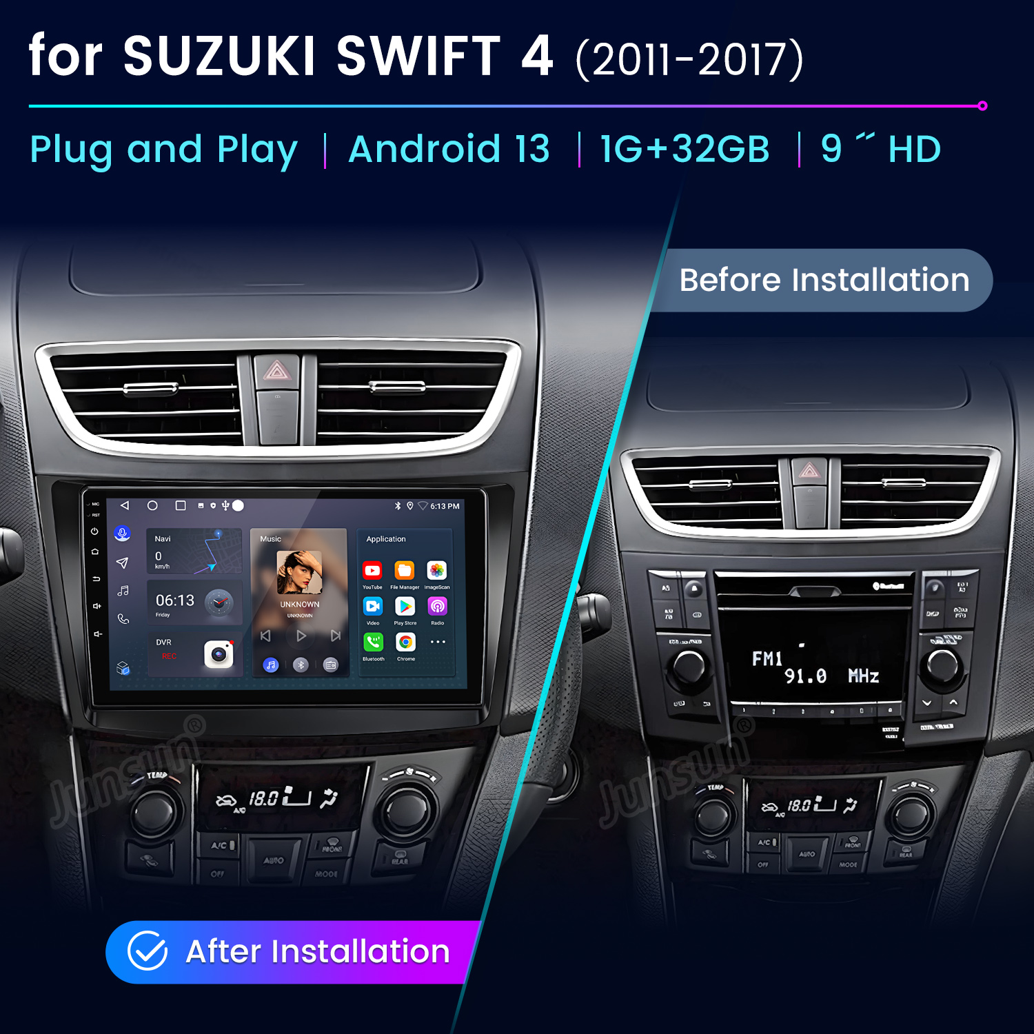 Junsun AI Voice Car Stereo Rad - Japanese For Lifestyle avis et prix
