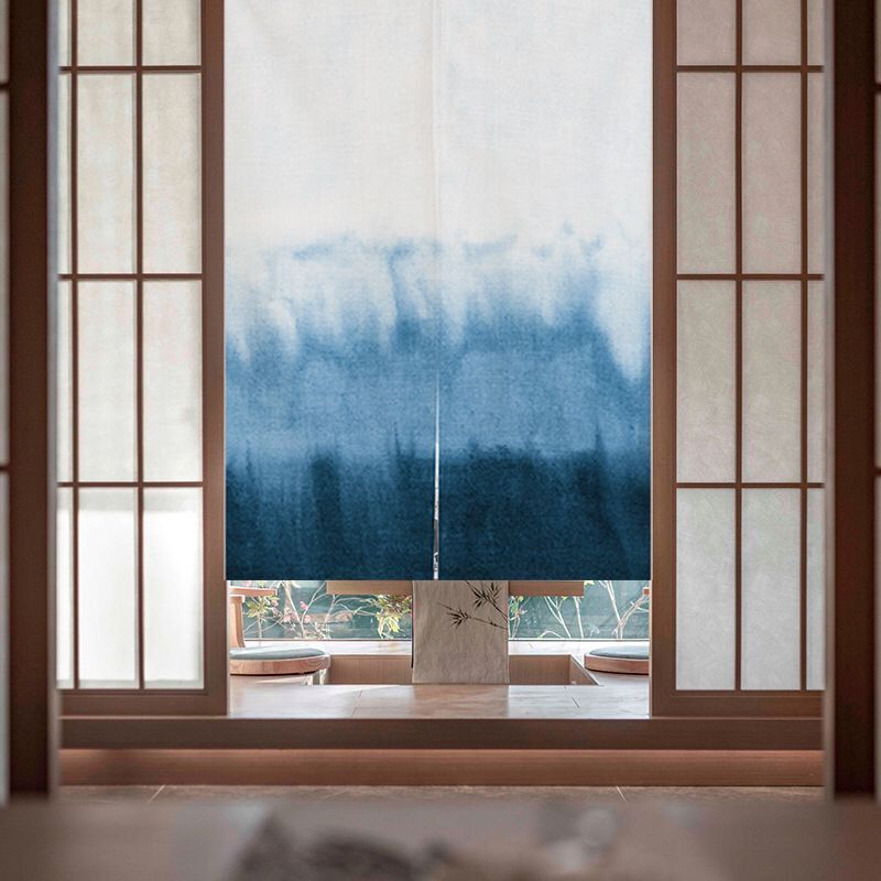 Indigo Japanese Door Curtain S - Shibori Tie Dye avis et prix