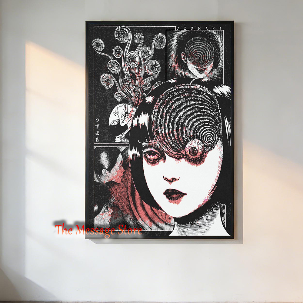 Junji Ito Uzumaki Poster Japan - Japanese Women Lifestyle avis et prix