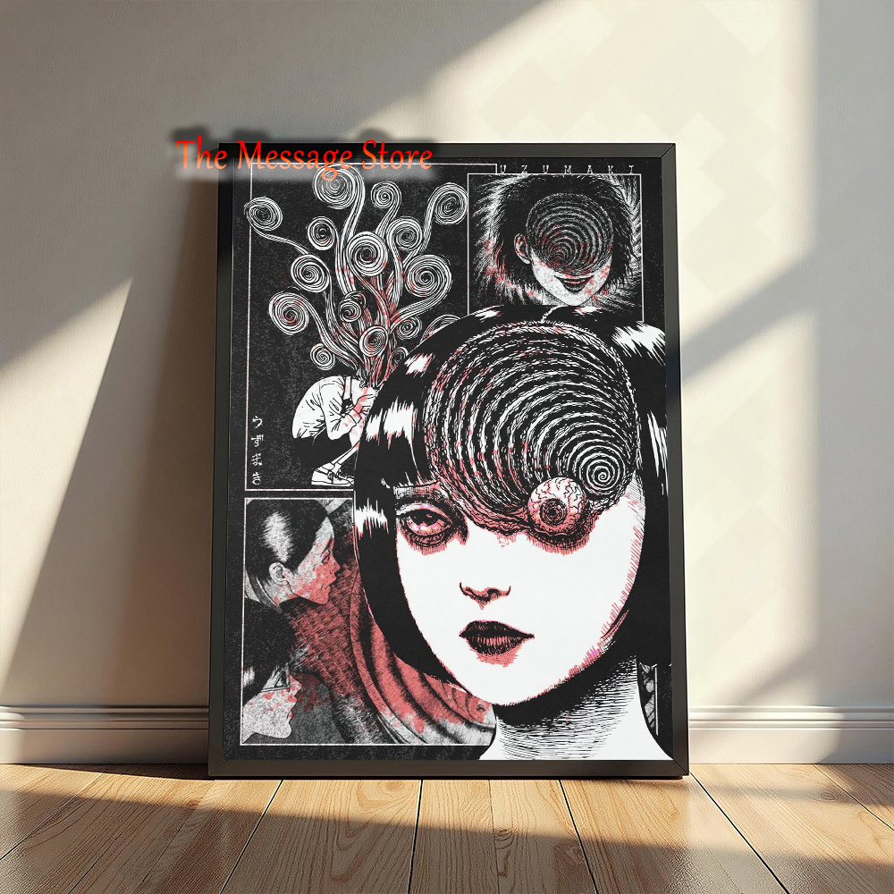 Junji Ito Uzumaki Poster Japan - Japanese Women Lifestyle avis et prix